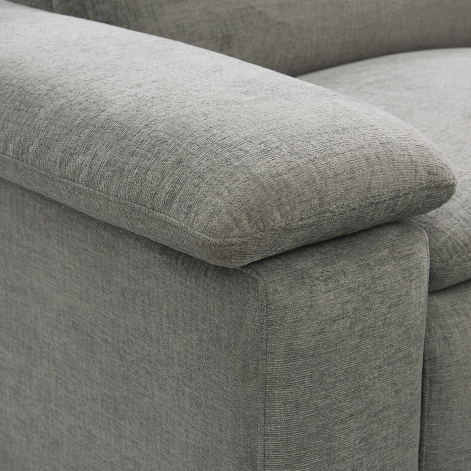 aloft gray power recliner   