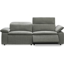 aloft gray power reclining sofa   