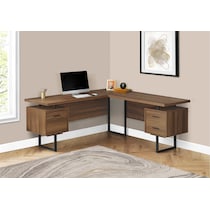 alonzo dark brown desk   