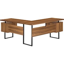 alonzo dark brown desk   