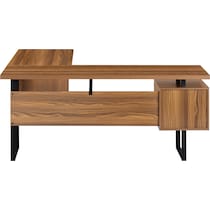 alonzo dark brown desk   