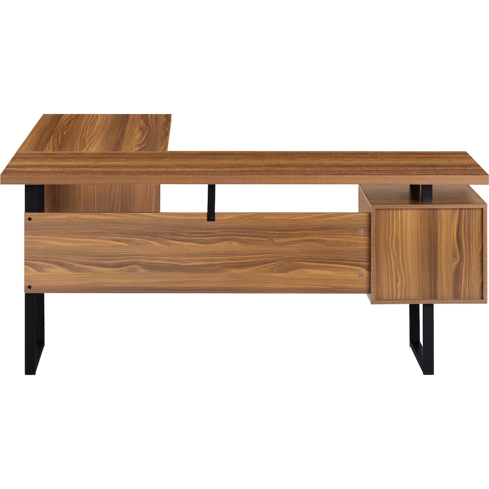alonzo dark brown desk   
