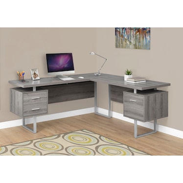 Alonzo L-Shaped Desk
