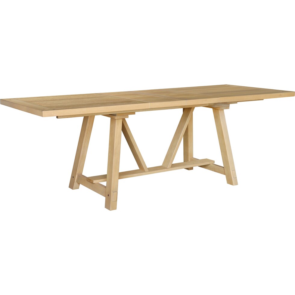 alora dark brown dining table   