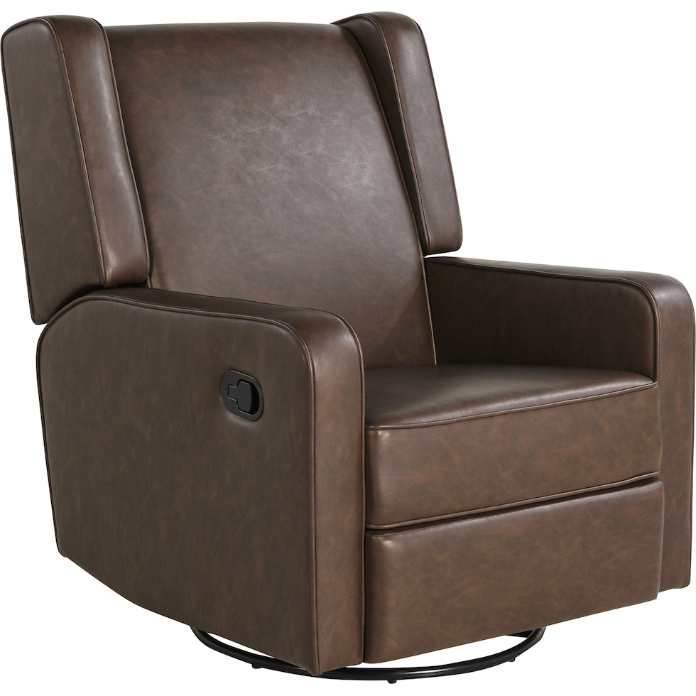 altari dark brown recliner   