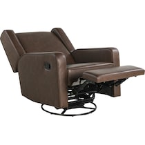 altari dark brown recliner   