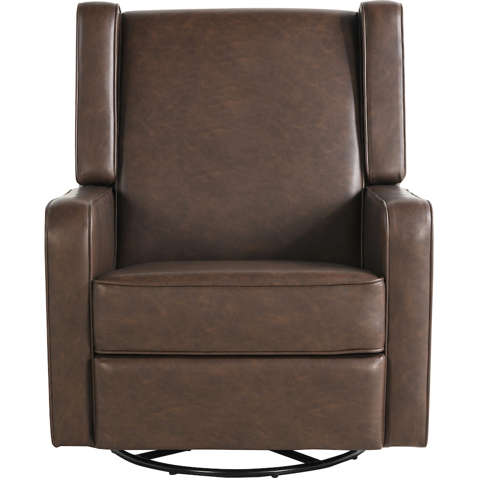 altari dark brown recliner   