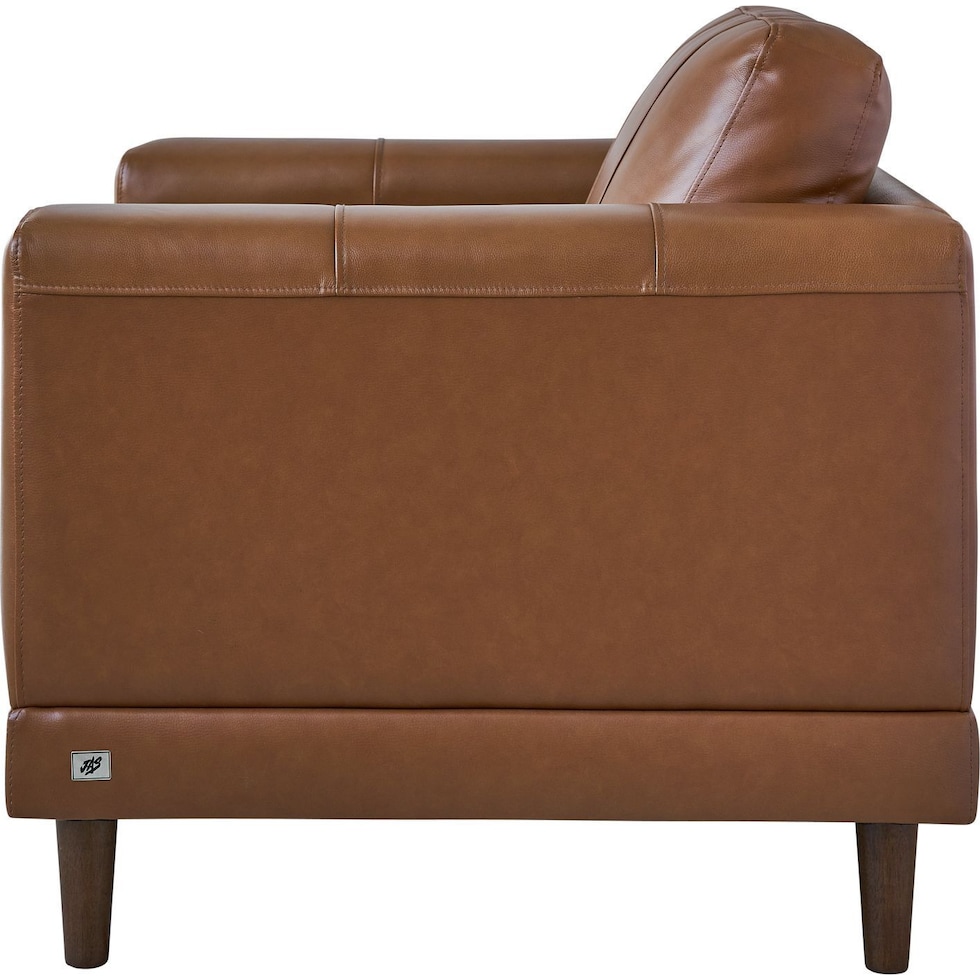 althea light brown accent chair   