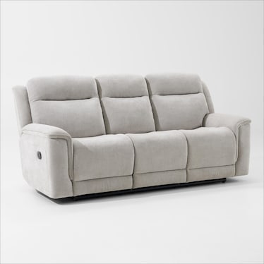 Alto Manual Reclining Sofa, Loveseat and Recliner - Cement
