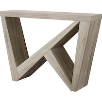 alton light brown console table   