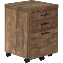 alyx dark brown file cabinet   