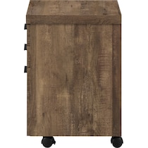 alyx dark brown file cabinet   