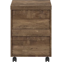 alyx dark brown file cabinet   
