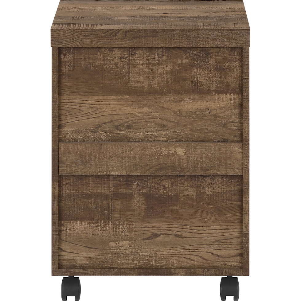 alyx dark brown file cabinet   