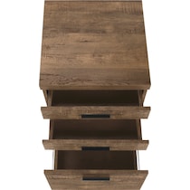 alyx dark brown file cabinet   