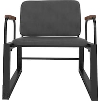 amadeus black accent chair   