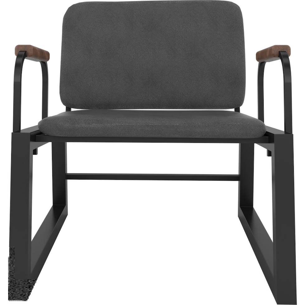 amadeus black accent chair   