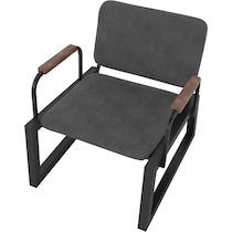 amadeus black accent chair   