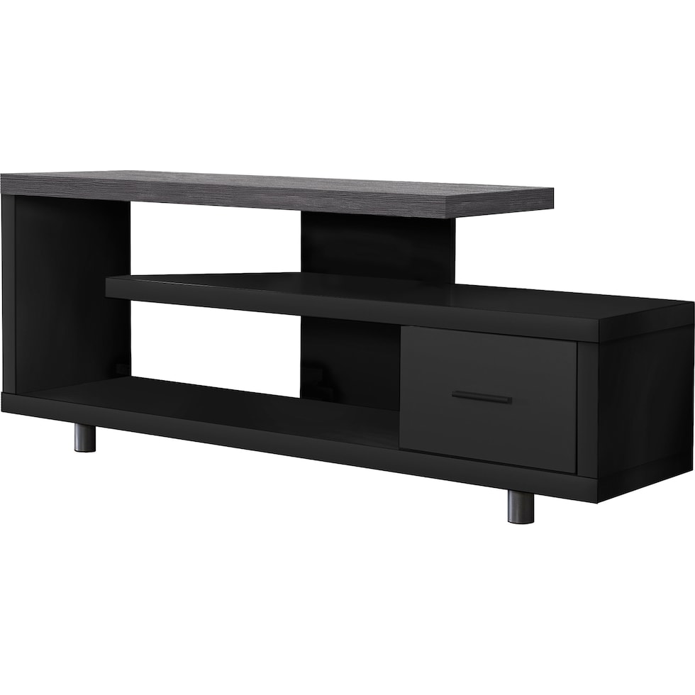 amado black tv stand   