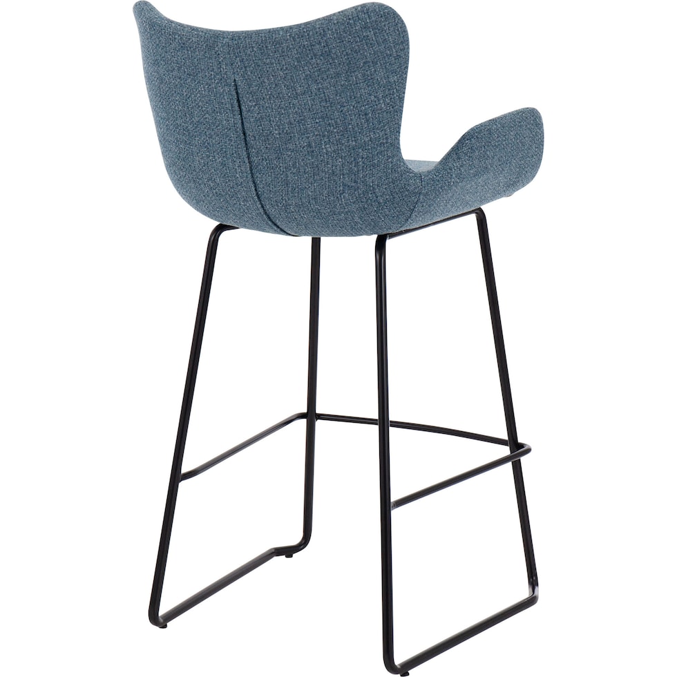 amalia blue counter height stool   