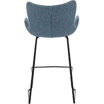 amalia blue counter height stool   