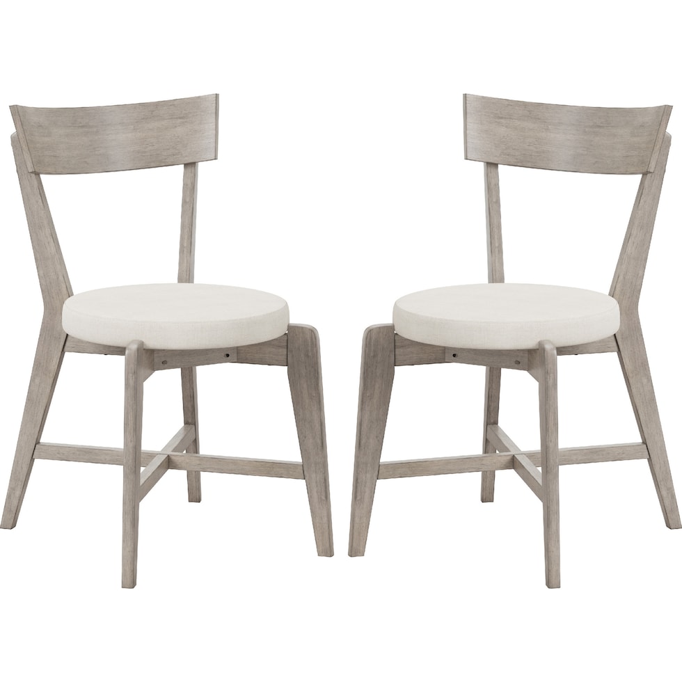 amanda gray dining chair   