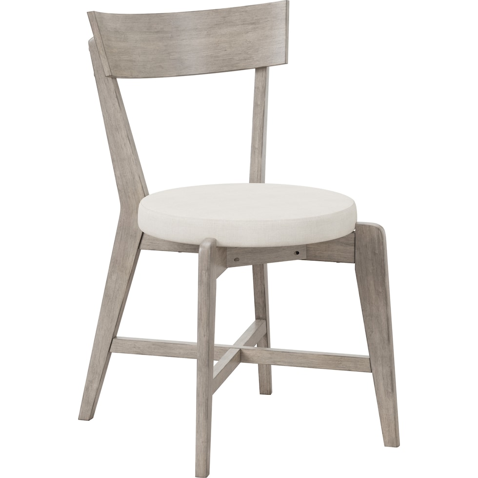 amanda gray dining chair   