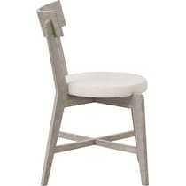 amanda gray dining chair   