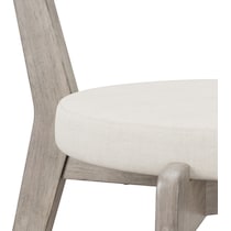 amanda gray dining chair   