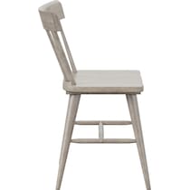 amanda gray dining chair   