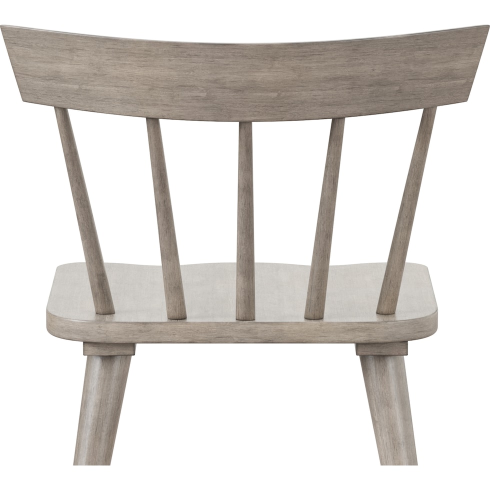 amanda gray dining chair   