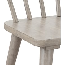 amanda gray dining chair   