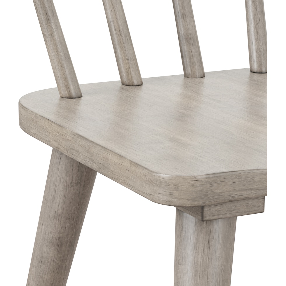 amanda gray dining chair   