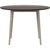 amanda gray round dining table   