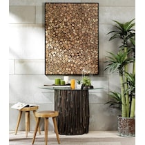 amanda light brown accent stool   