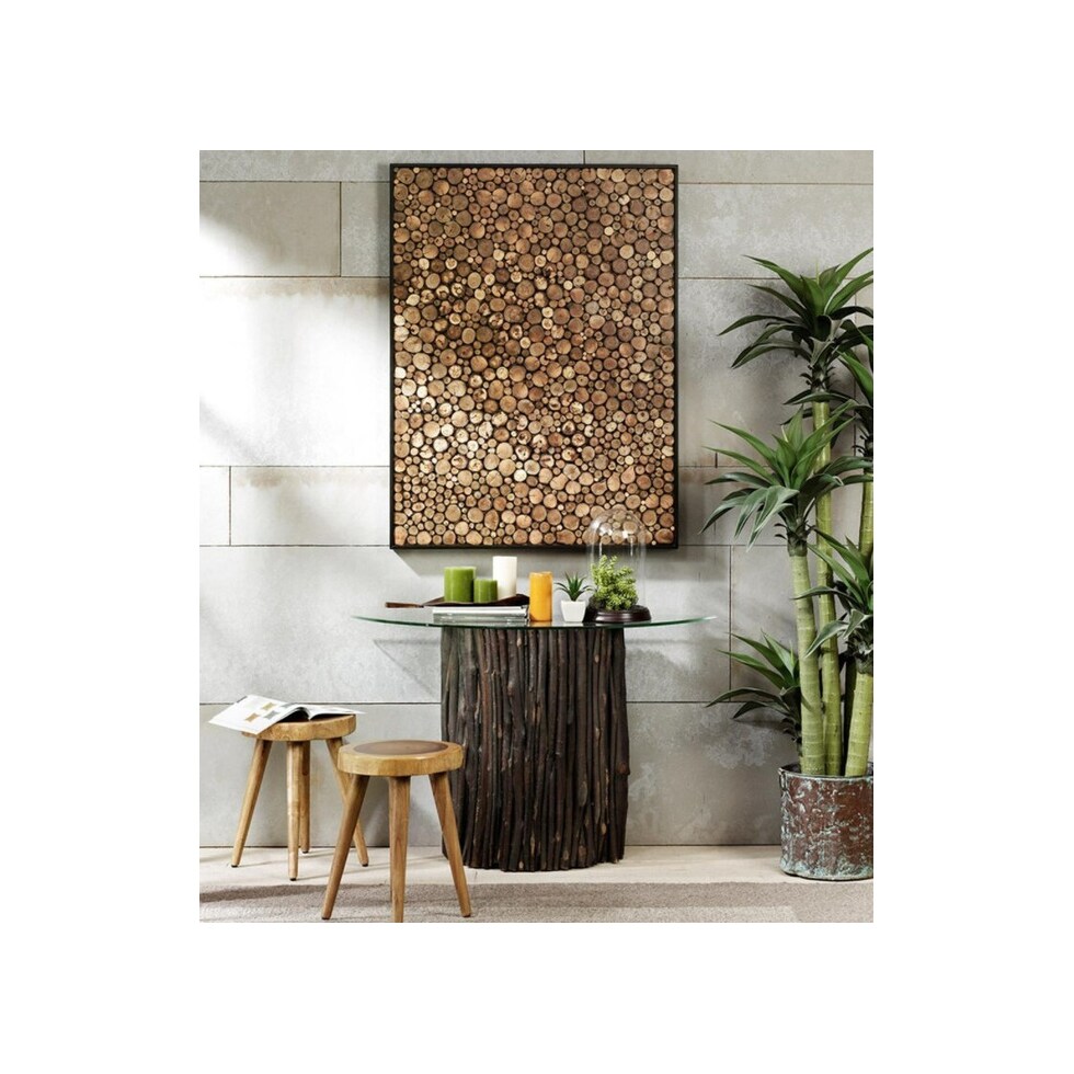 amanda light brown accent stool   