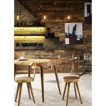 amanda light brown accent stool   