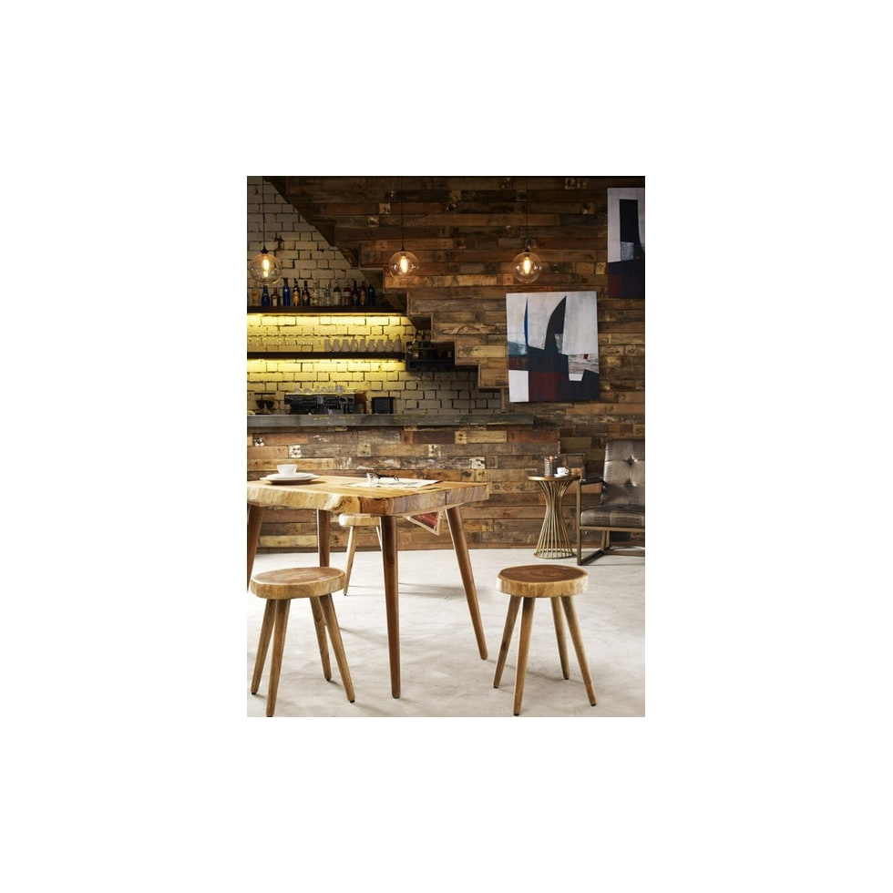 amanda light brown accent stool   