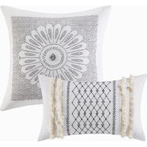 amari blue white king california king bedding set   