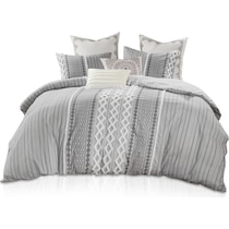 amari gray king bedding set   