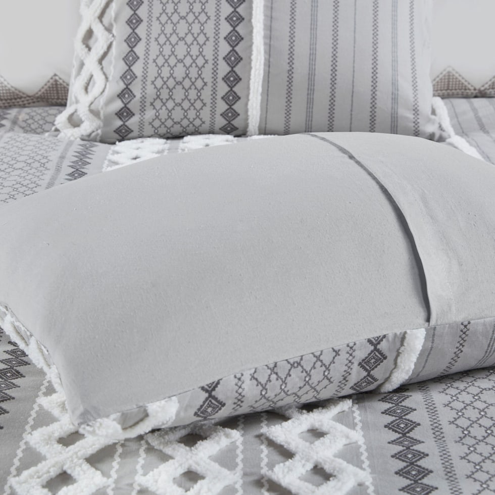 amari gray king bedding set   