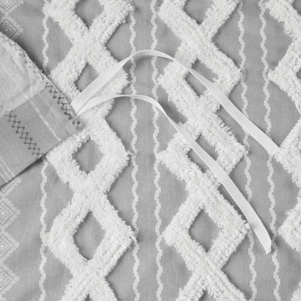 amari gray king bedding set   