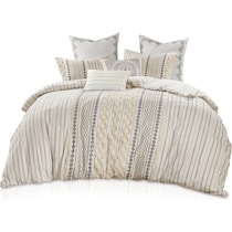 amari white full queen bedding set   