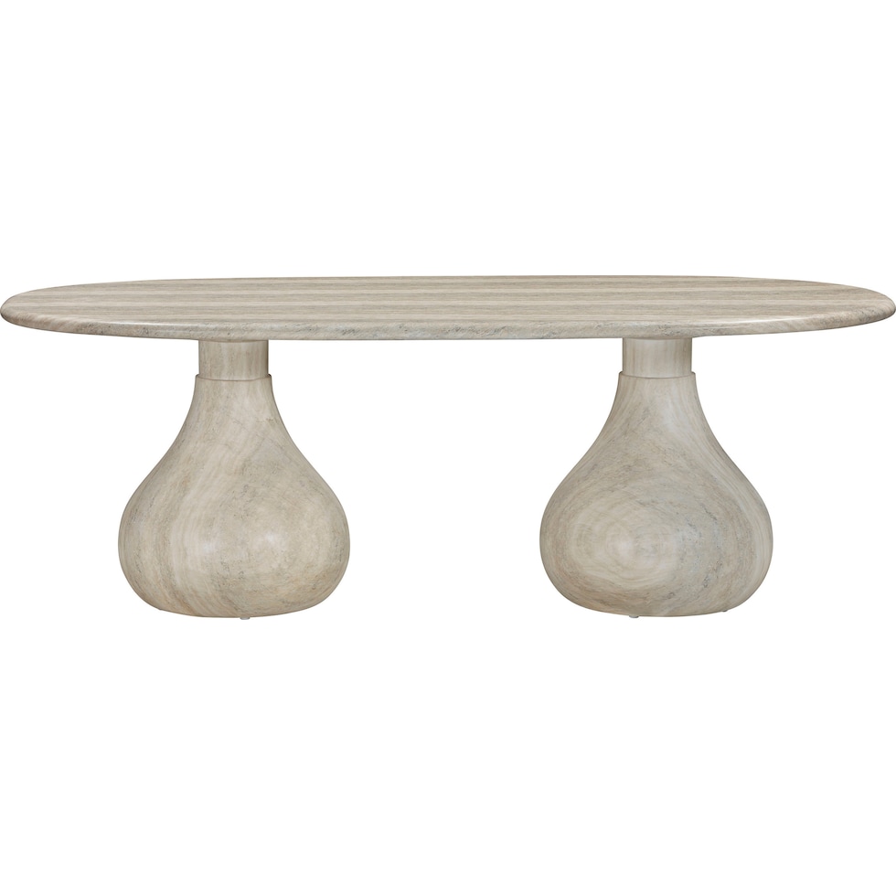 amarillo neutral dining table   