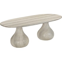 amarillo neutral dining table   