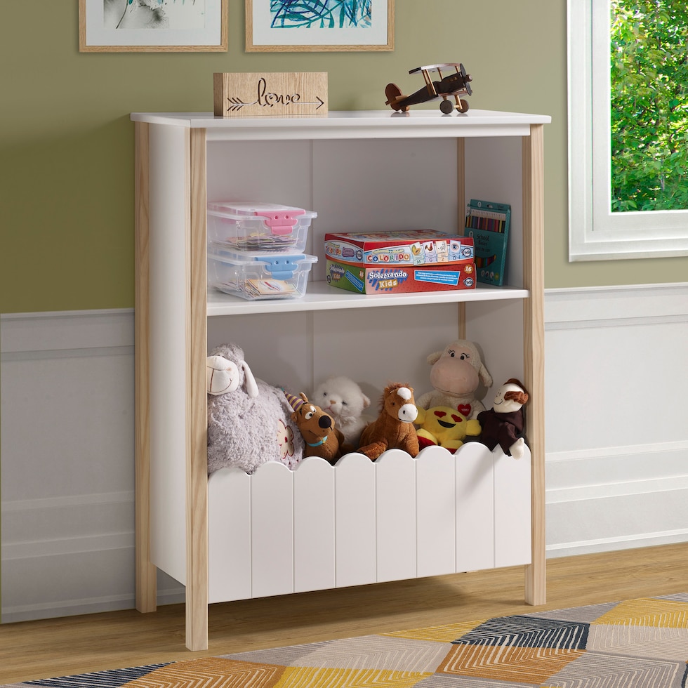 amaya white bookcase   