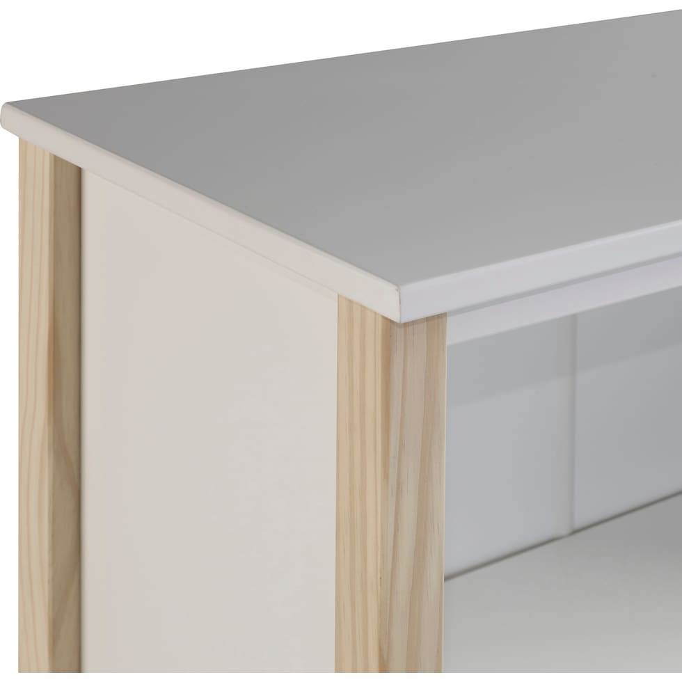 amaya white bookcase   