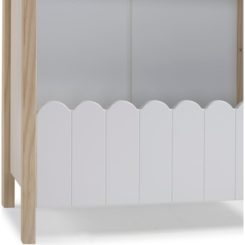 amaya white bookcase   