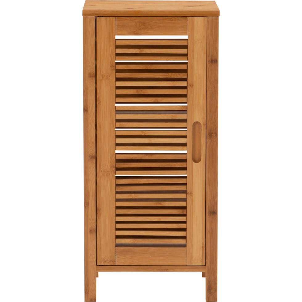 ambel light brown accent cabinet   