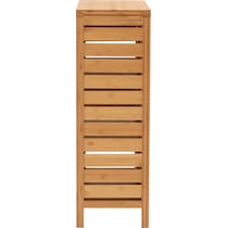 ambel light brown accent cabinet   